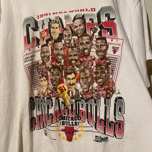 1991 Chicago Bulls Championship Tee - Picture 2 of 5